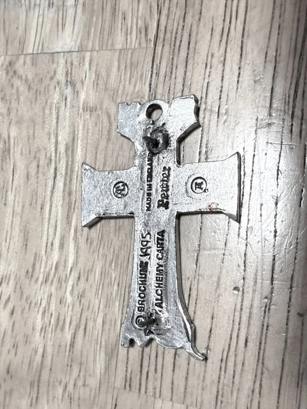 Bon Jovi Band Pin Brooch Pewter Made in England Alchemy Carta 1995 Bochum